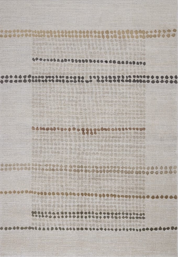 Acsento Cleos Multi Vloerkleed - 240 x 340 cm - Beige - Rechthoekig - Polyester - Eetkamer, Woonkamer, Slaapkamer - Geometrisch - Modern