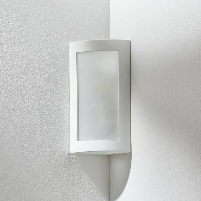 austrolux Moderne hoekwandlamp Casablanca van keramiek
