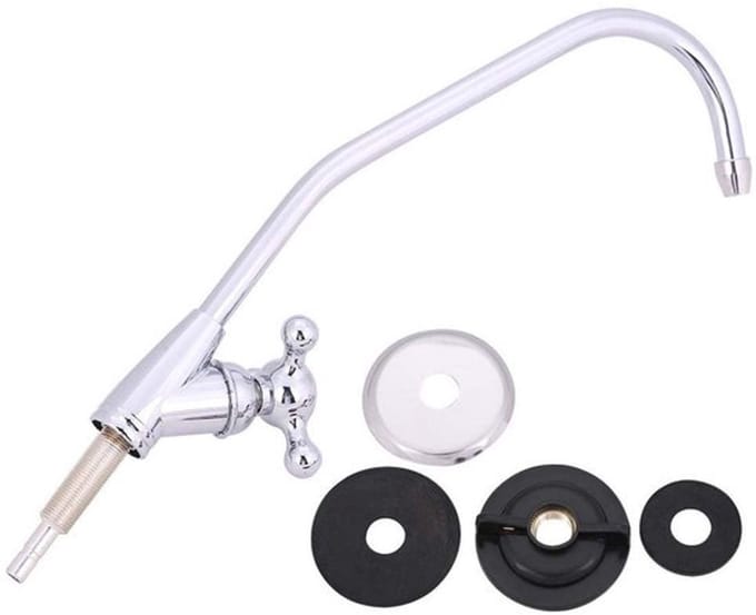 Dailygoody - Water Filter Kraan - Gooseneck Design - Verchroomd
