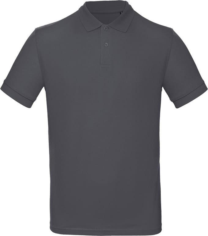 B&C Men's organic polo shirt CGPM430 - Dark Grey - M
