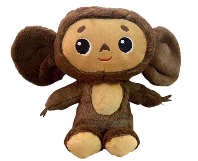 Pluche Knuffel Bruin Wezentje Met Grote Oren 30 Cm