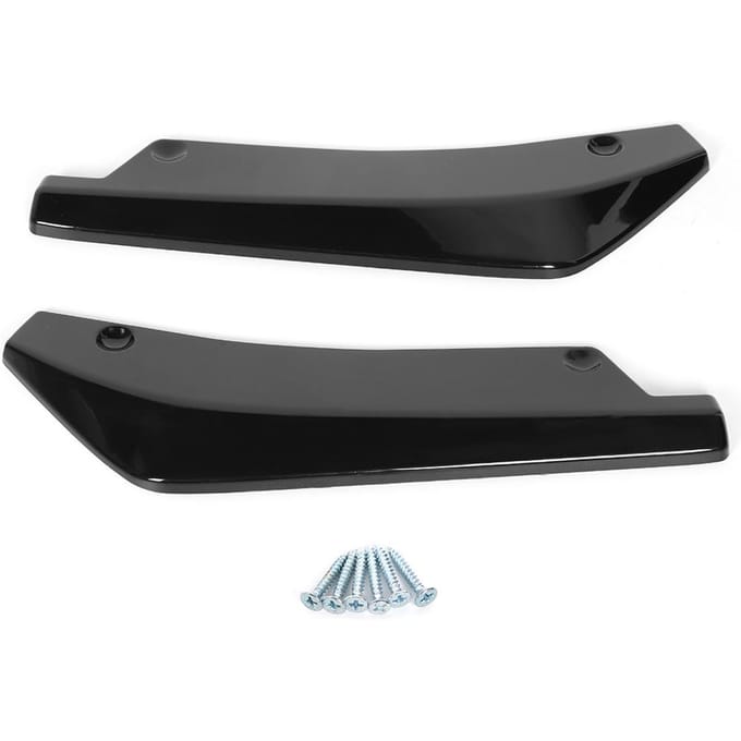 Universele Gemodificeerde Spoiler Glanzend Zwart Achterbumper Beschermhoes Lip Diffuser Splitter Deflector gray