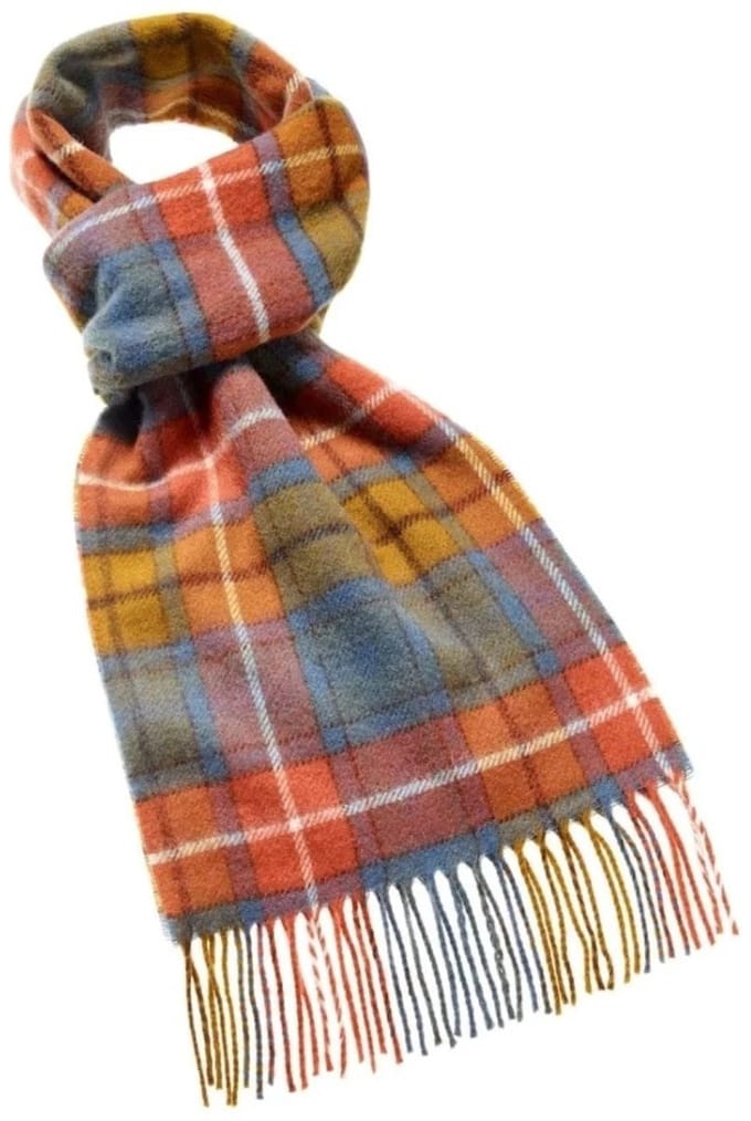 Sjaal Tartan Antique Buchanan - Merino Lamswol - 25 x 190 - Bronte by Moon
