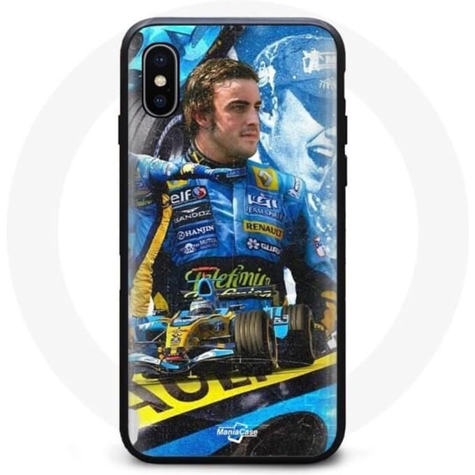Coque Iphone XS Max Formula 1 Fernando Alonso