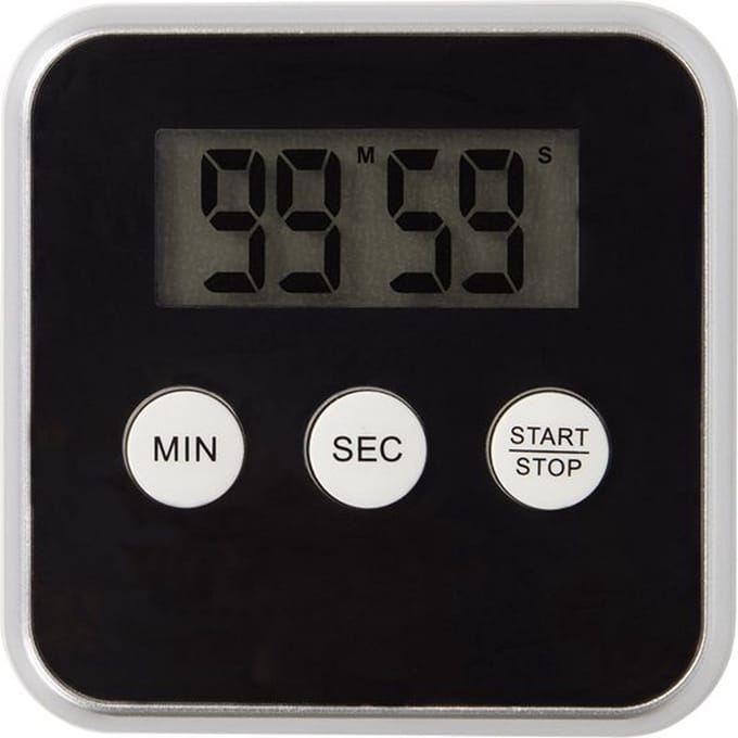 Knaak Digitale Kookwekker - Zwart - Digitaal Display - Magnetisch & Met Standaard - Timerfunctie