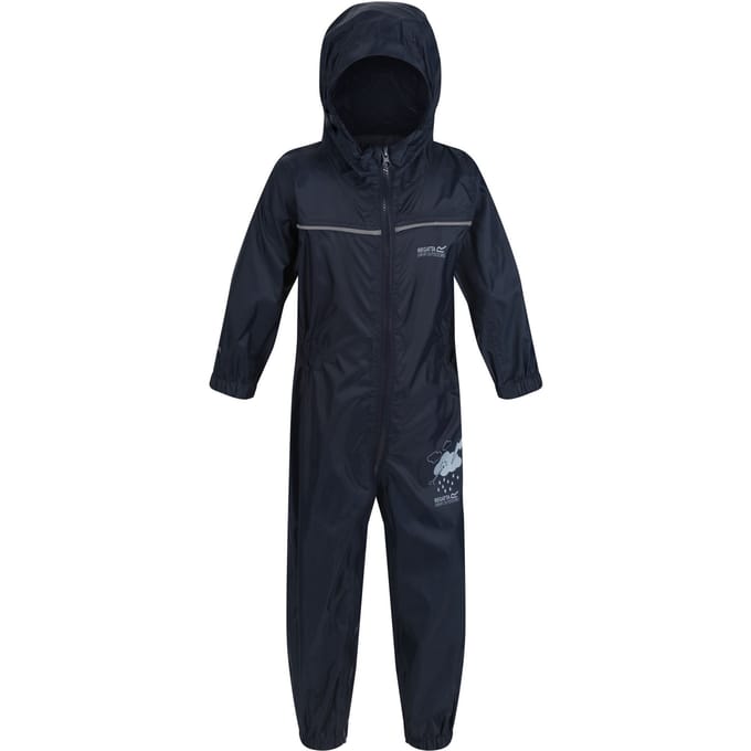 Regatta - Geweldige Outdoors Peuter Puddle IV Waterbestendige Regenpak (Navy)