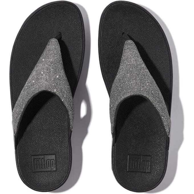 FitFlop Lulu Shimmerlux Toepost Teenslippers Dames