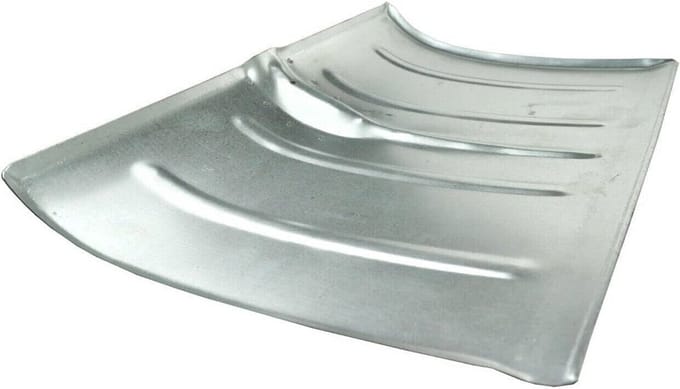 Metaal sneeuwschep zonder steel - 50x31cm