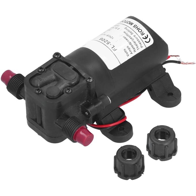 12V 36W Membraanpomp Dubbele Draad Mini Hogedruk DC Waterpomp voor Landbouwspuit