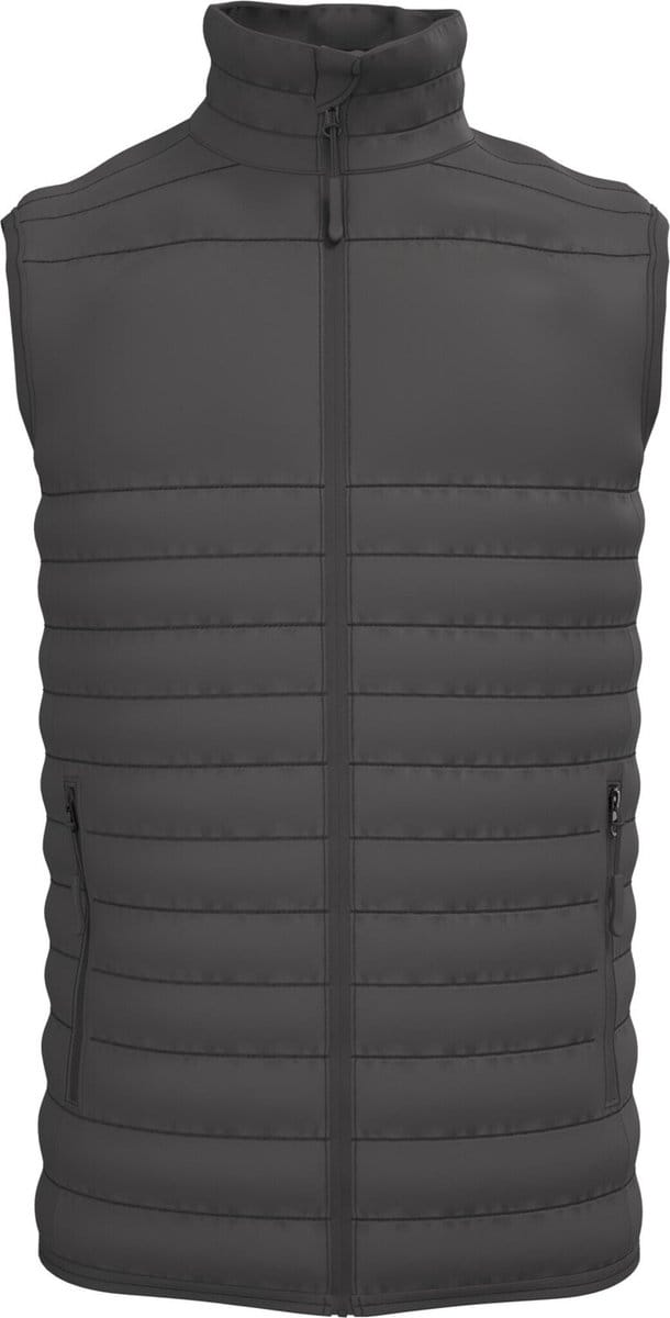 iDeal Basic Brand Gewatteerde heren bodywarmer IB6172 - Dark Grey - S