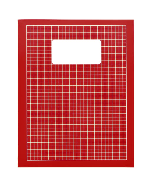 Schrift Qbasic 210x165mm ruit 5mm 80blz assorti