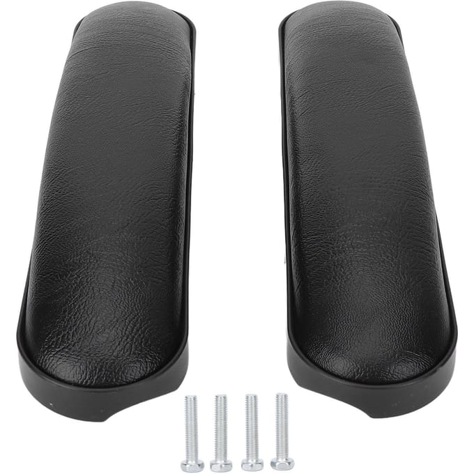 2 stuks Universele Rolstoel Armleuning Hoes Kussen Pad Rolstoel Accessoires voor Oude Man gray