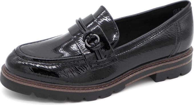 Marco Tozzi dames loafers zwart - Maat 38