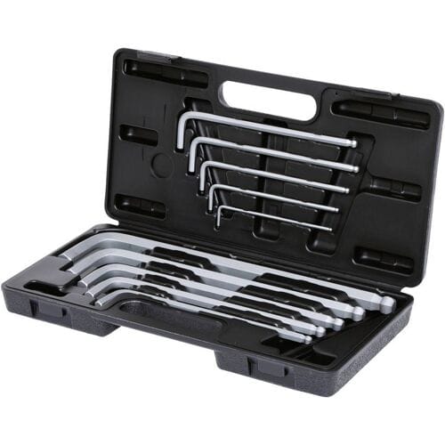 KS TOOLS Classic Serie - Inbussleutelset - 6-kant - 10 stuks - Lange Lengte