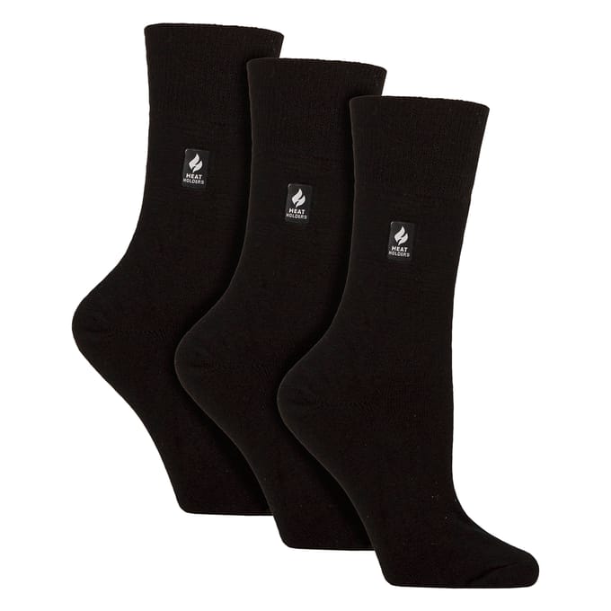 3-Pack Dames Thermosokken Warme Winter Crew Sokken met Geborstelde Binnenkant