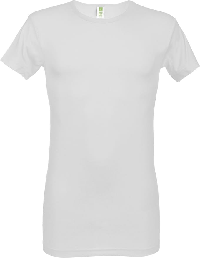 Alan Red Bamboo T-shirt O-Hals Wit - Maat M - Heren - T-shirt Basic