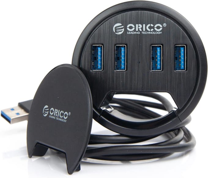 Orico Usb Hub Splitterkabel Met 4 Poorten Voor Laptop Pc Computer 3 1