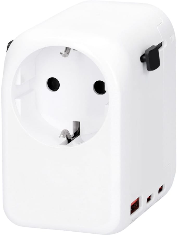 Mobiparts Universal World Travel Charger - Wit