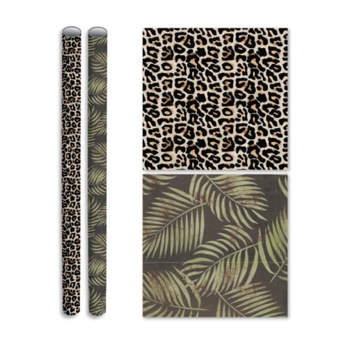 Wild nature kaftpapier, formaat 200 x 70 cm., assorti