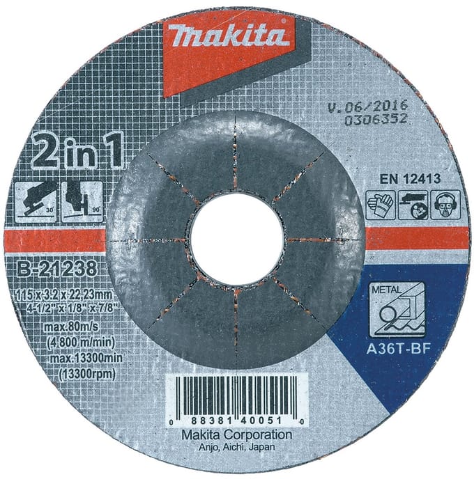 Makita Slijpschijf 2-in-1 115 mm