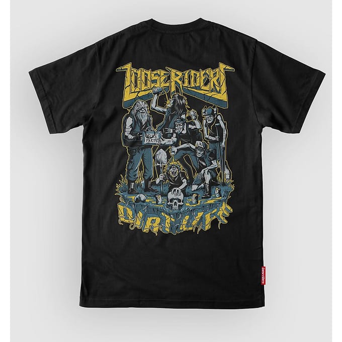 Loose Riders Dirt Life Tech Tee zwart