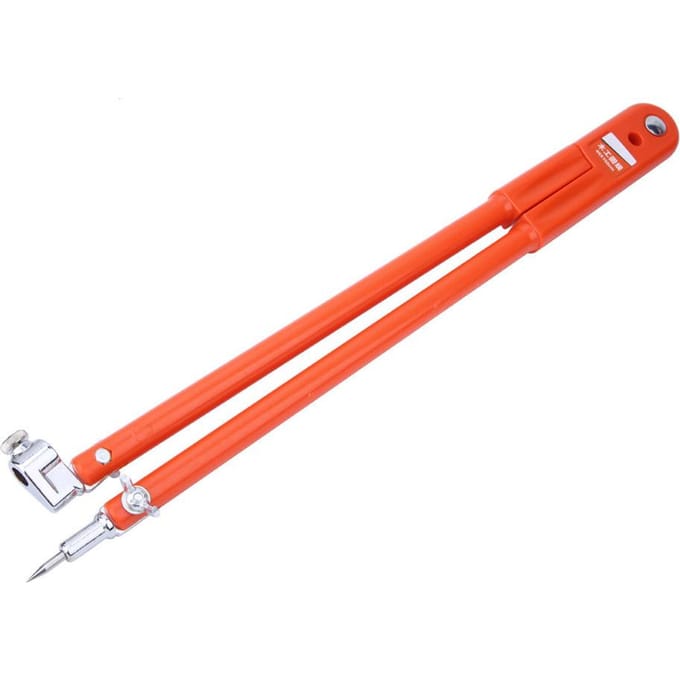 Houtbewerkingspasser Multifunctioneel Cirkeltekenaccessoire Industriele Cirkelmeter(40x150cm ) red