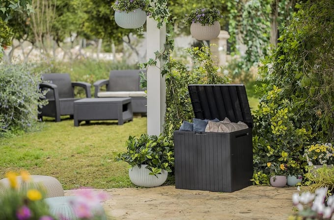 Keter Tuin-opbergbox | Tuin meubelen | opbergbox tuinkussenbox - 57,8 x 44 x 55 cm