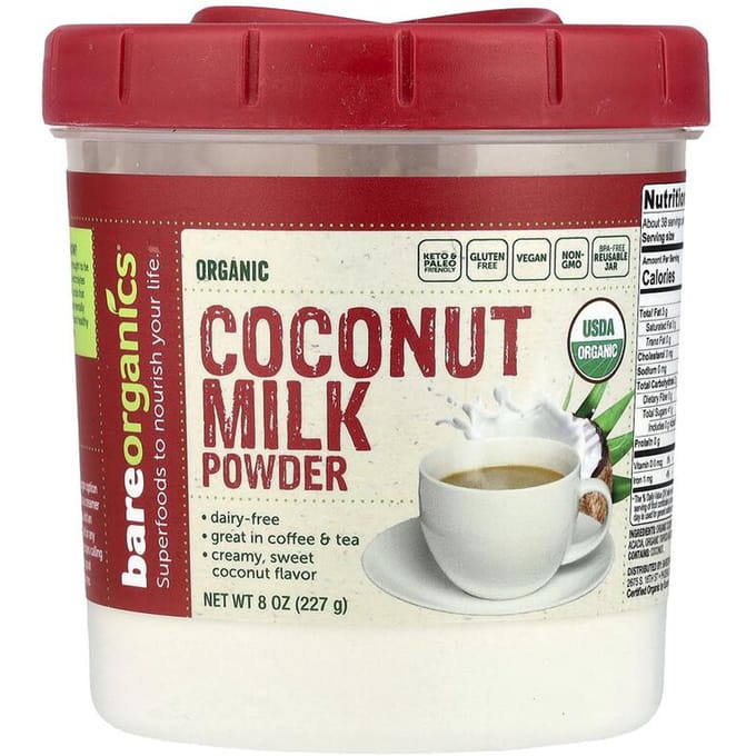 Poudre de Lait de Coco Bio, 8 oz (227g)