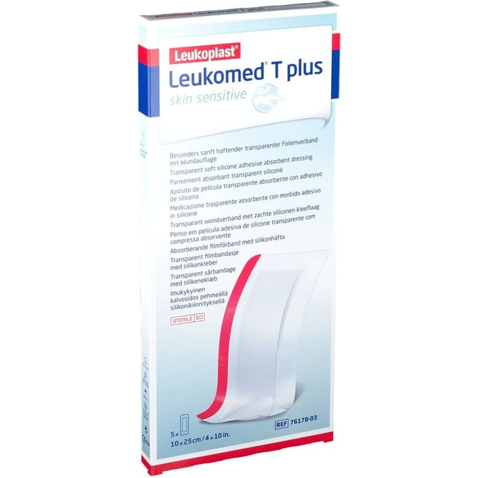 Leukomed T Plus Skin Sensitive 10x25cm 5 Pleister