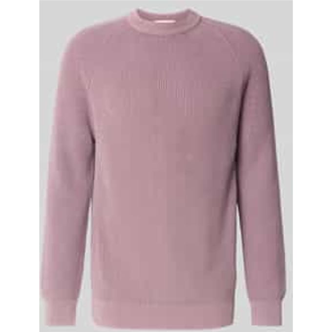 Gebreide pullover met ronde hals
