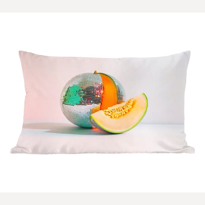 Sierkussens - Kussentjes Woonkamer - 50x30 cm - Disco - Discobal - Meloen - Pastel