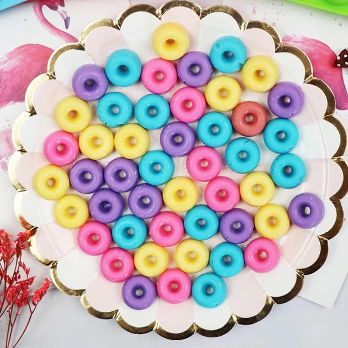 48 Holte Mini Siliconen Donut Bakvorm Chocolade Donut Cakevorm Parsty Bakvorm roze