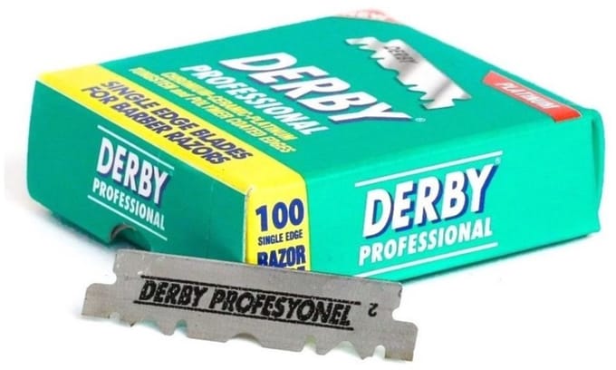 Derby Professional Single Blades - Scheermesjes -  100 stuks