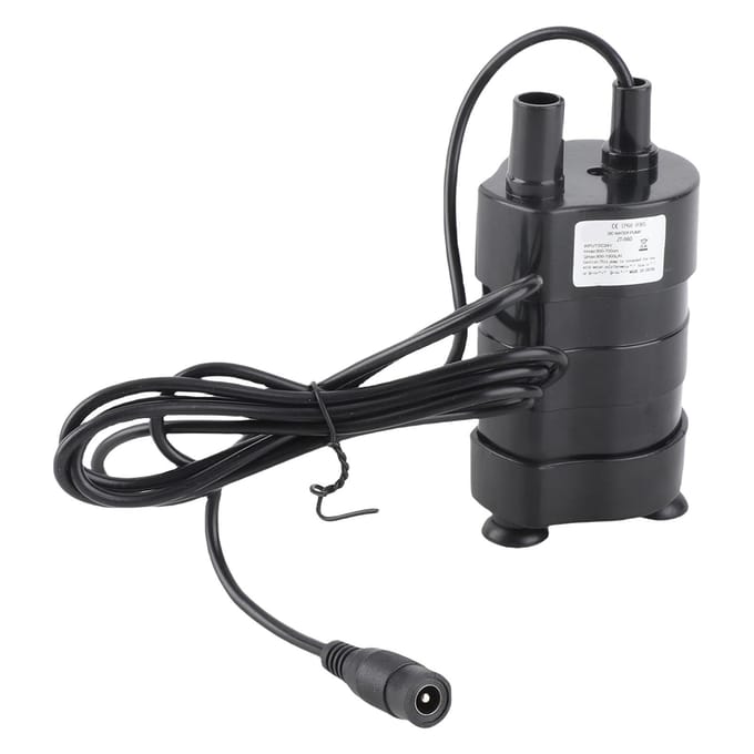 Mini Hoge Hydraulische Kop Gelijkstroom Borstelloze Dompelbare Waterpomp 24V 20 graden Celsius 90 graden Celsius