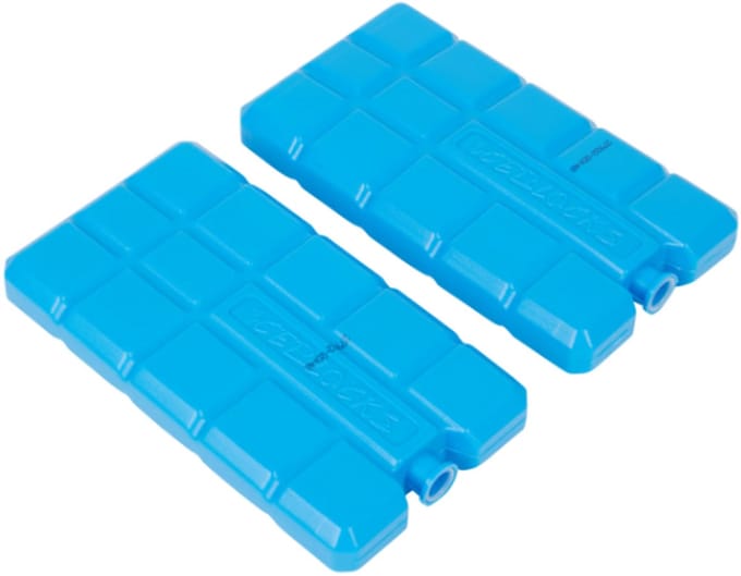 2 x 200 ml Koelelementen blauw | 15 x 8 x 2 cm
