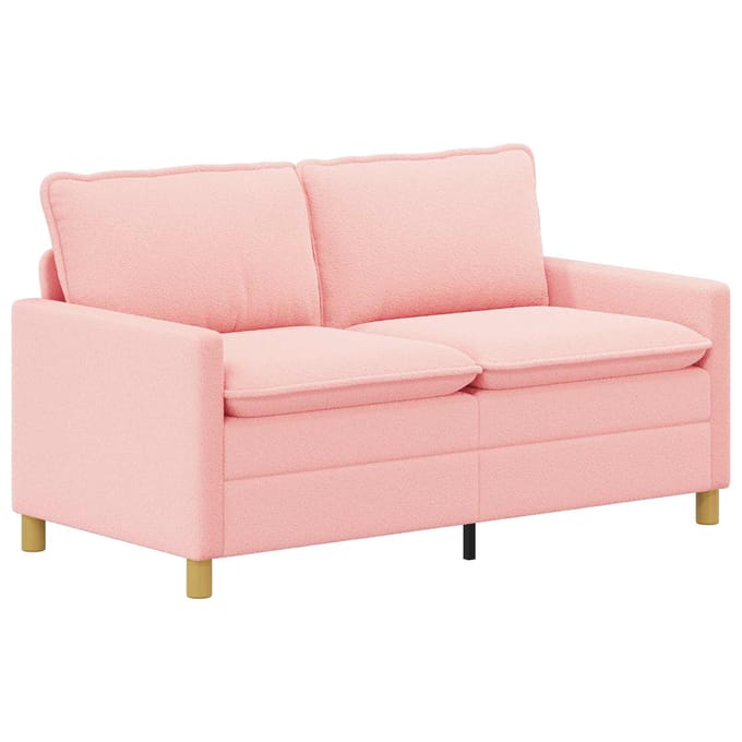 vidaXL - Bank - Roze - 156 - x - 81 - x - 87,5 - cm - Stof