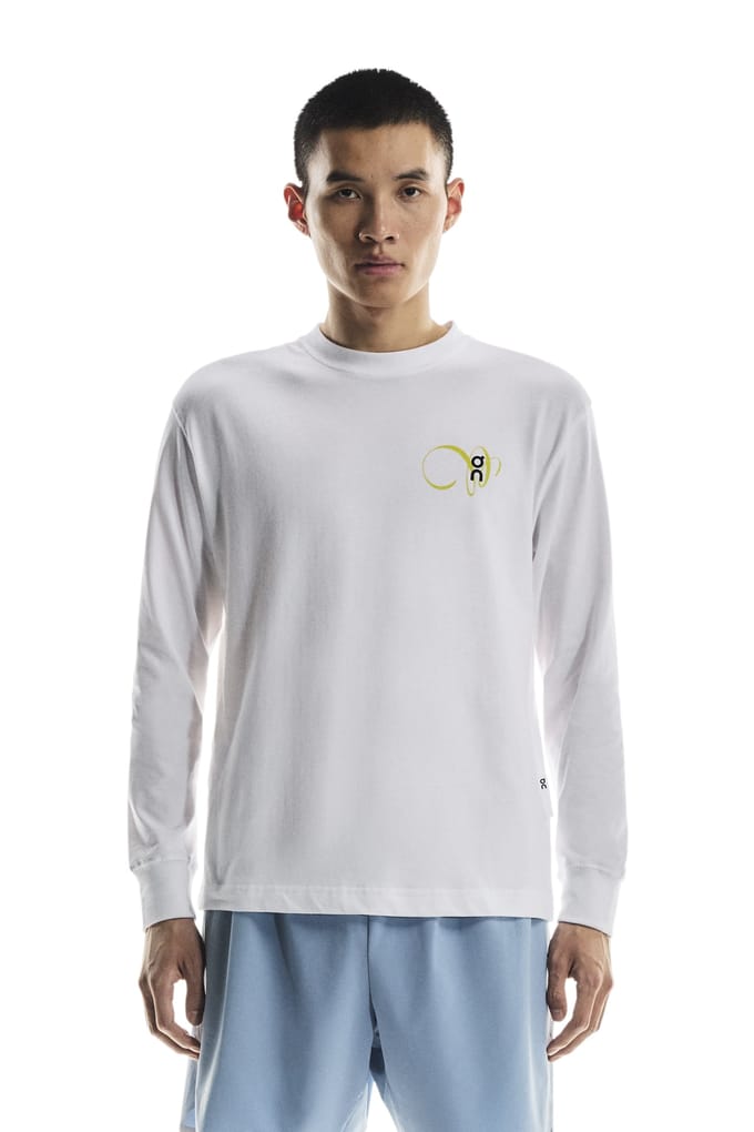 On Club Lg-t Graphic 1 White Maat: L | Longsleeves Outlet | Heren | Wit