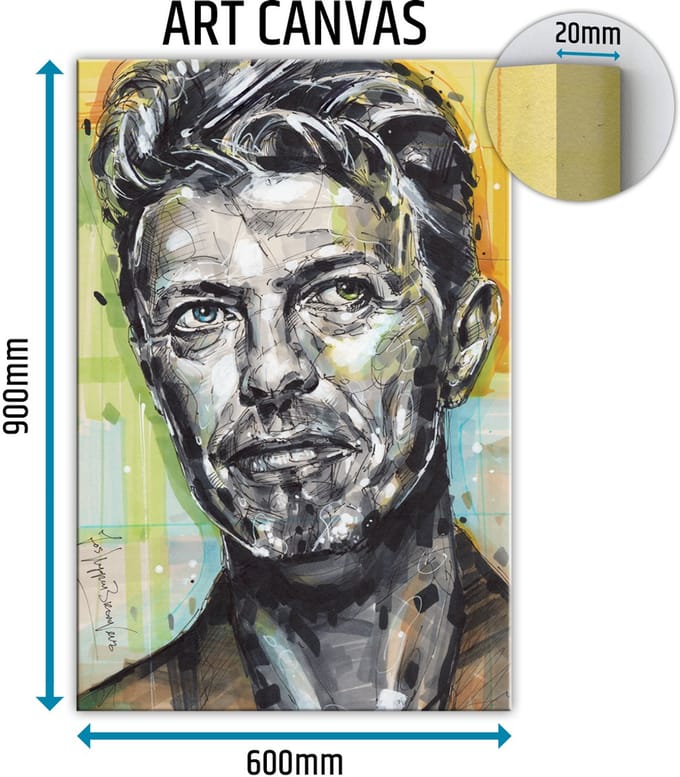 David Bowie 02 canvas 60x90 cm