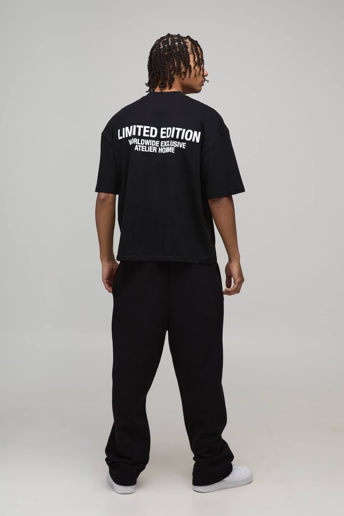 Oversized Boxy Limited Edition T-Shirt | Black | Size XS