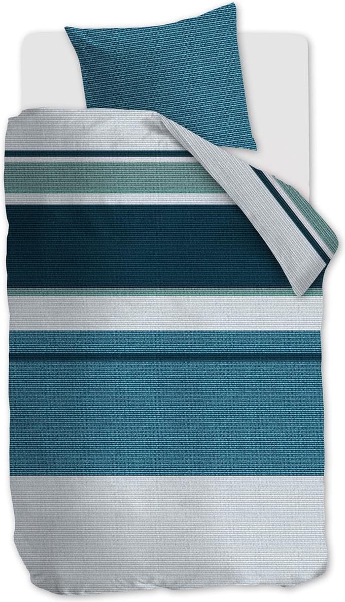 Beddinghouse Laila dekbedovertrek - Eenpersoons - 140x200/220 cm - Blauw