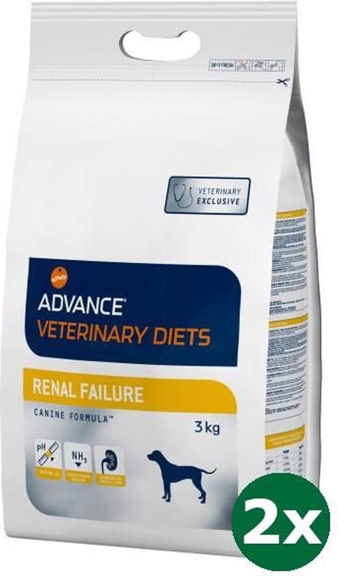 2x3 kg Advance hond veterinary diet renal failure hondenvoer