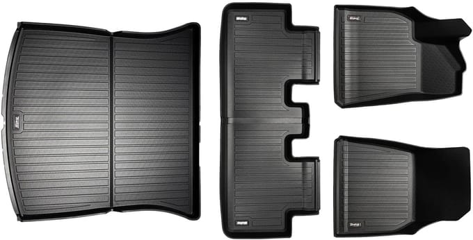 2BeFair Rubber matten Tesla Model Y Juniper 2025+ - interieur accessoires - 10 jaar garantie