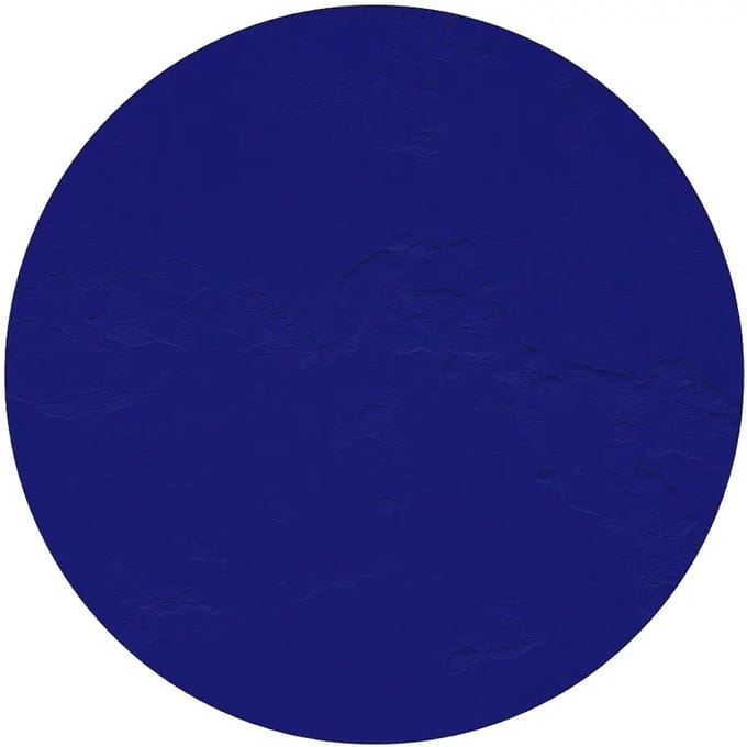 Rond blauw bord | Forex Re materiaal | 15 cm