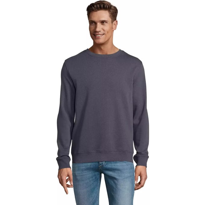 SOL'S Unisex Comet Sweatshirt L03574 - Deep Charcoal Grey (Solid) - XL
