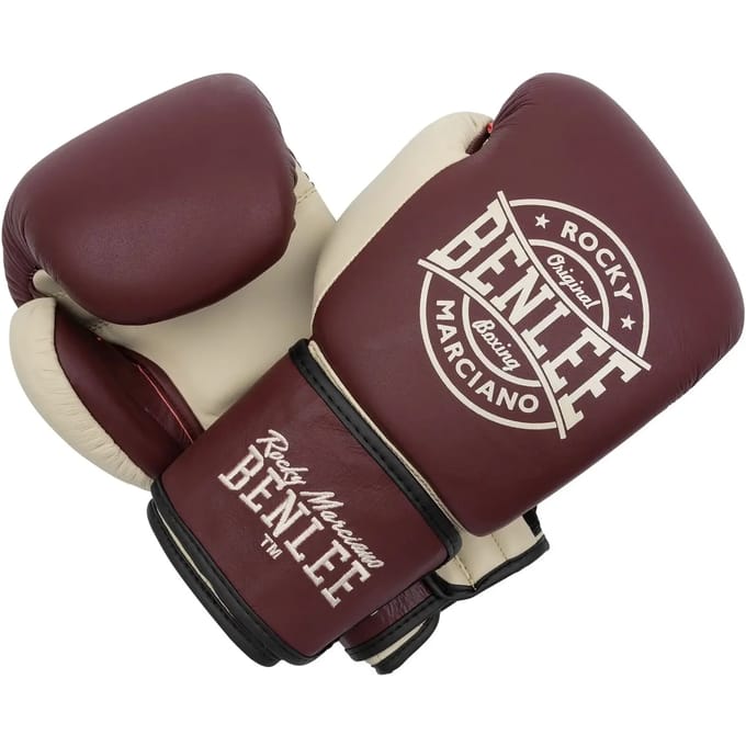 Benlee Wakefield Leren Bokshandschoenen Rood 14 Oz