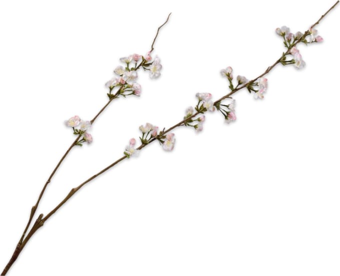 Silk-ka - Kunsttak - bloesem - creme - H116 cm
