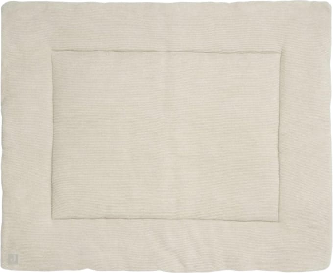 Jollein - Boxkleed 75x95cm - Speelkleed Baby - Basic Knit - Nougat