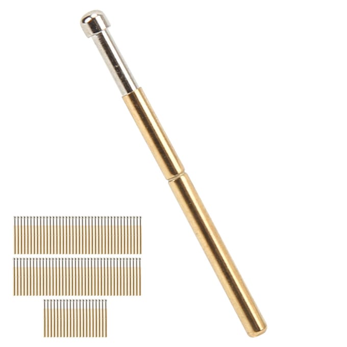 100 Stuks Testprikkers Grote Ronde Kop Type P125?D Elektronische Component Testnaald Sonde Pogo Pin
