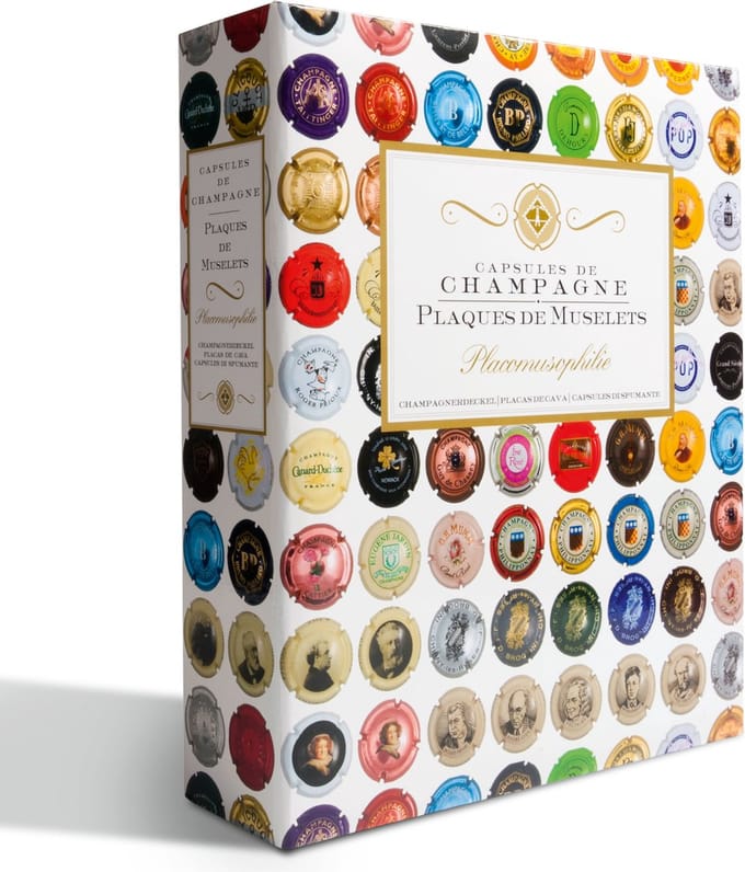 Leuchtturm - Champagne Caps Album Grande - Met 5 Compart Hoezen