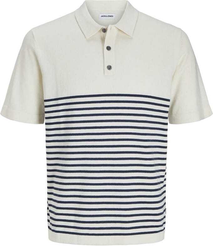 JACK&JONES - JJEEMIL KNIT RELAXED POLO SS SN - Heren - Polo's